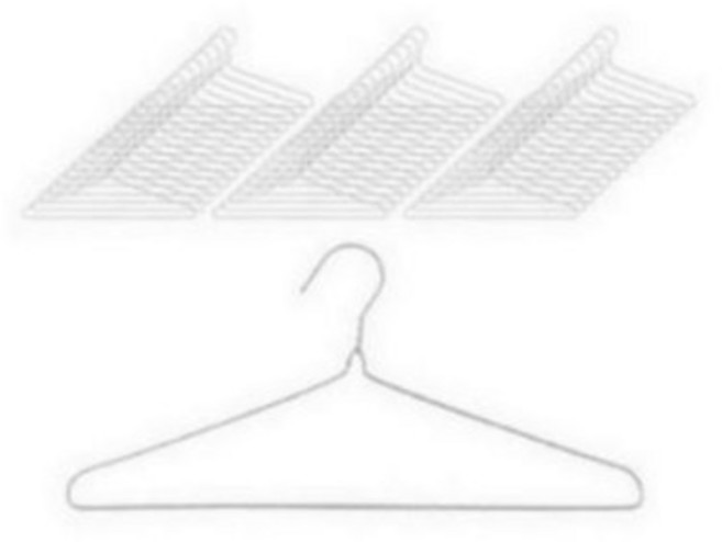 남성 세탁소 옷걸이 50p, 30개