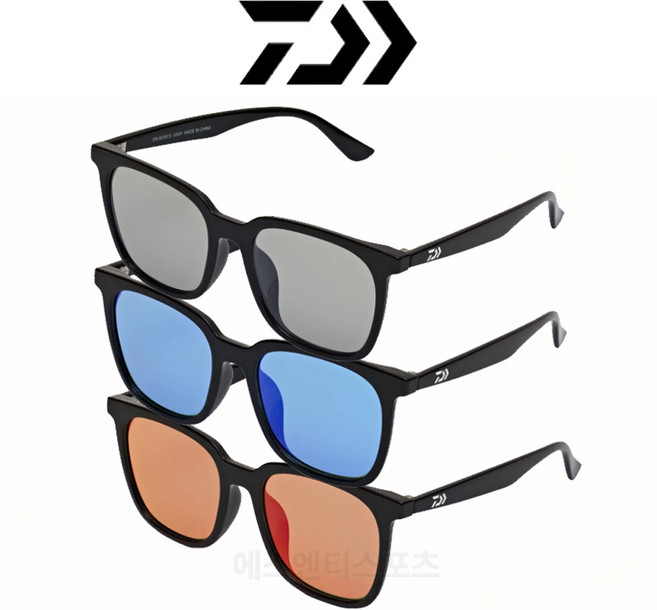 다이와 DAIWA 낚시 변색 편광 렌즈 선글라스 DN-8026CS 민물 바다 선상 야외, 1개, 다이와선글라스(DN-8026CS)그레이