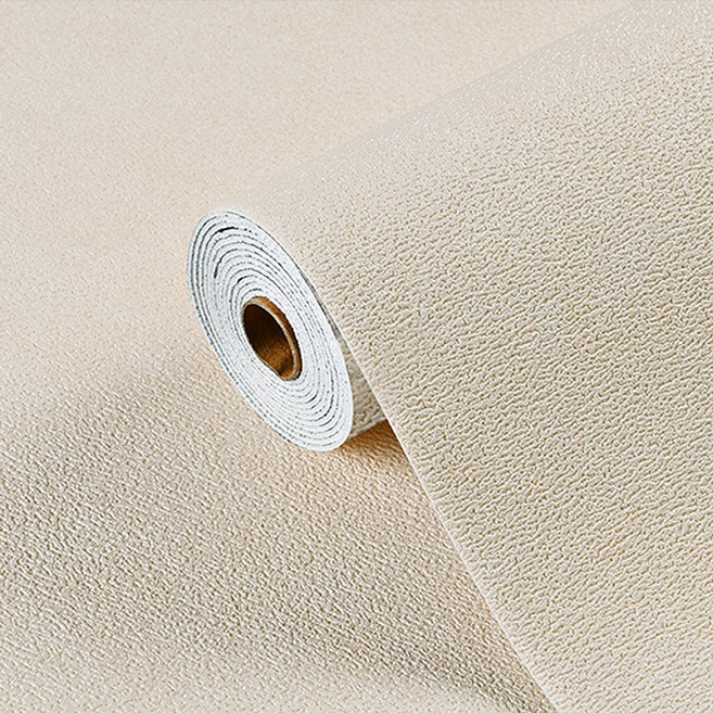 규조토 진흙 벽지길이 10미터접착식벽지차음 단열 방진방습장식3D벽지, 베이지색