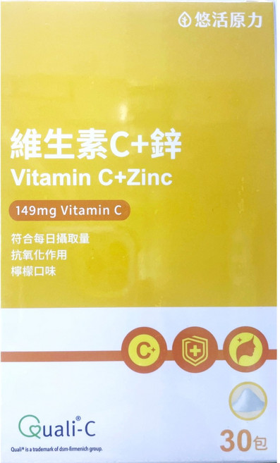 悠活原力 維生素C+鋅 粉包, 1個