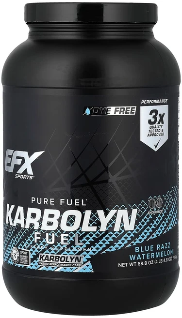 EFX Sports Pure Fuel Karbolyn Fuel® 블루 래즈 수박 1950g(4lb 4.8oz), EFX00257, 1.95kg, 1개 - 쿠팡