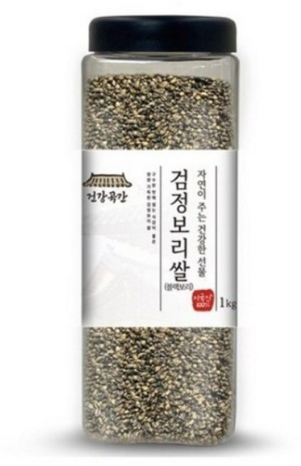 건강곡간 미국산 검정보리쌀, 1kg, 1개