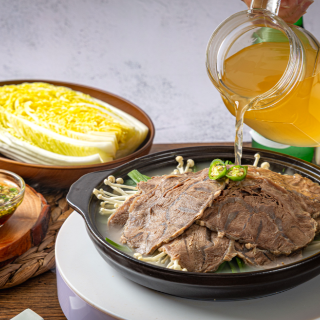 부드럽고 쫄깃한 아롱사태 수육전골, 1개, 800g