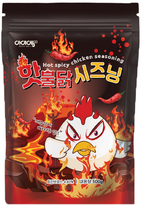 아이엠소스 핫불닭시즈닝, 1개, 500g