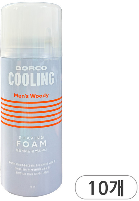 도루코 페이스 쉐이빙폼 면도거품, 74ml, 10개