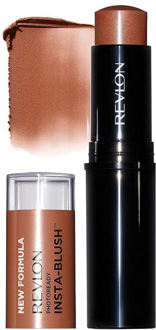 레브론 Revlon 블러쉬 스틱 PhotoReady 인스타-블러쉬 페이스 메이크업 크림 투 파우더 포뮬라 하이 임팩트 컬러 모이스처라이징 크리미 포뮬러 330 누드 키, 누드 키스