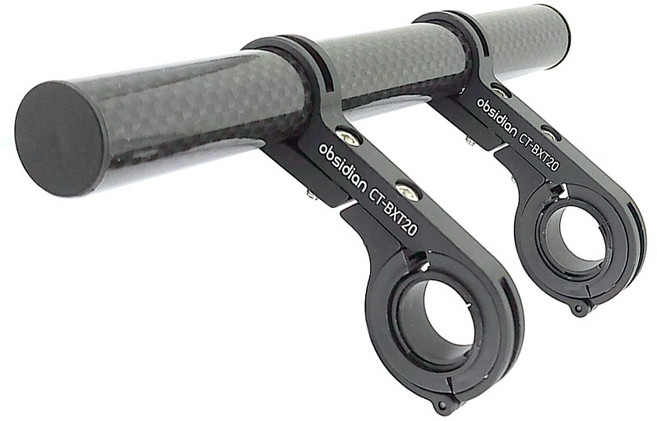 자전거 바이크 카본 익스텐션바 마운트, 블랙 20cm 롱버전, 1개