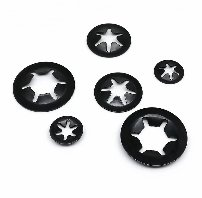 M2 M2.5 M3 M4 M5 M6 M8 M10 M12 외부 서클립 자동 잠금 고정 클립 푸시 온 샤프트 베어링 외부 스냅 링 와, 04 50pcs M5x12, 02 black 65mn steel