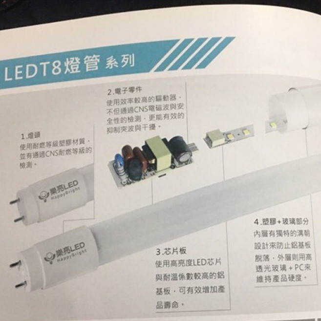 T8 LED燈管 1尺 2尺 4尺 售價含稅 開發票, 1個, 1尺,自然光