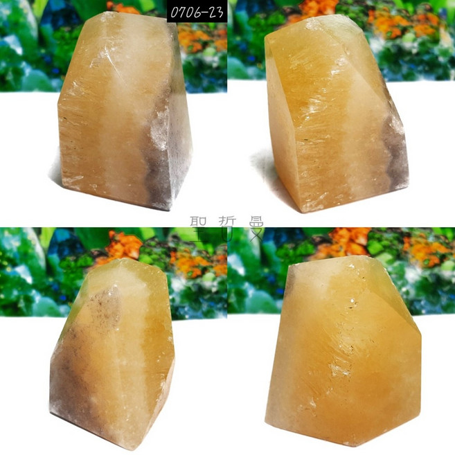 斑馬方解石柱/原幻方解石 能量放大器 獨特斑馬紋理, 0706-23