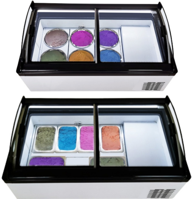 아이스크림 젤라또 쇼케이스 투명 냉동고 냉장고 커스텀 미니 소형 카페 고품질 업소용, 주문제작(고객센터 연락)