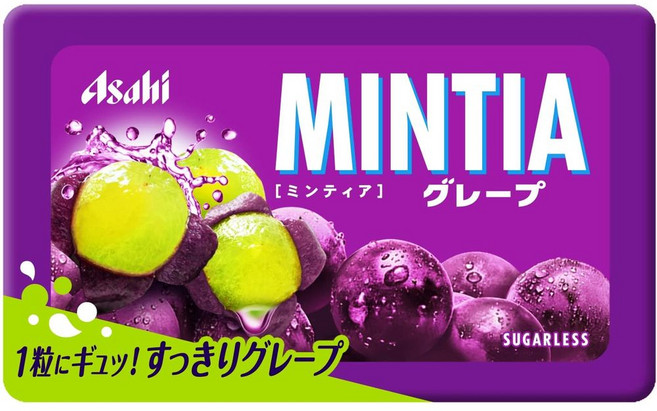 아사히 민티아 브리즈캔디 그레이프 50알 10개, 6.5g