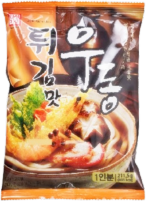 한성기업 튀김맛우동, 211.5g, 6개