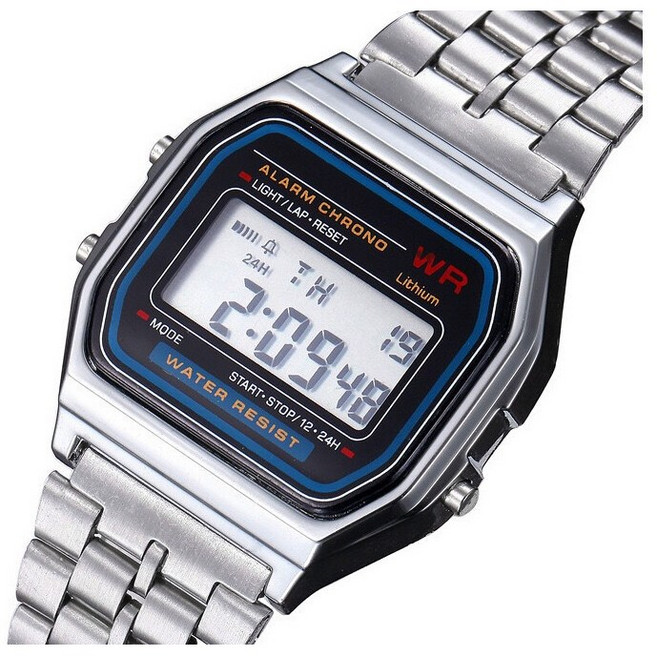 메탈 수능 군인 군대 손목 전자 시계