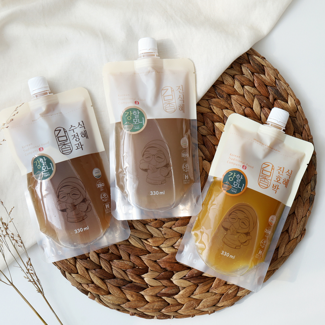 [강할모니] 골라담는 식혜세트A (진식혜 +호박식혜 ), 8개, 330ml