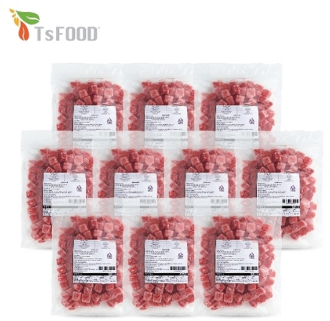 [보라티알] TS Food 냉동 수박 다이스 IQF 1kg x 10개