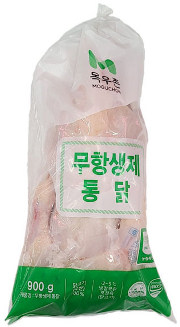 목우촌 무항생제 통닭봉투 10호 900g, 1개