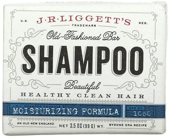 J.R. Liggetts 모발 관리 올드패션드 바 샴푸 손상된 모발 포뮬러 3.5 oz (99 g) 2팩 - 쿠팡