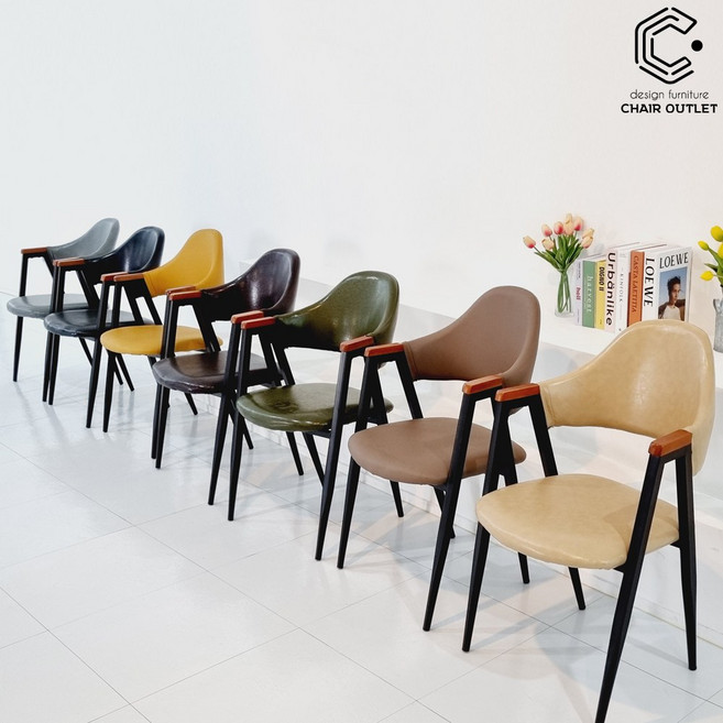 체어아울렛 비올렛 철제콤비 의자, 베이지, 1개