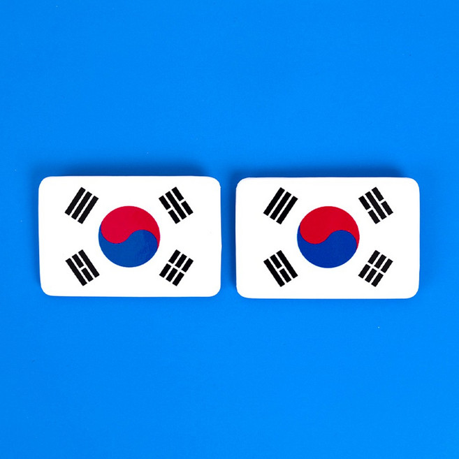 구스터프 태극기 브로치 국기 뱃지 2개입