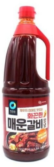 청정원 화끈한 매운갈비양념 2kg /, 1개