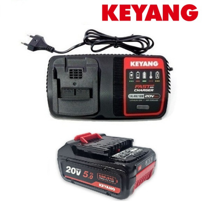 계양18V 정품 충전기 C18046A+5.0Ah 배터리 1개