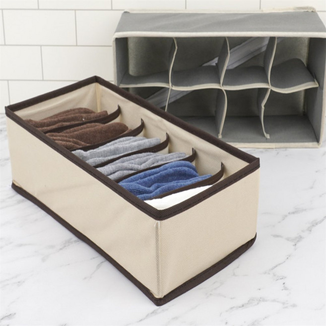 생활창고 부직포 서랍 정리함 부직포정리함, 8칸 - 핑크