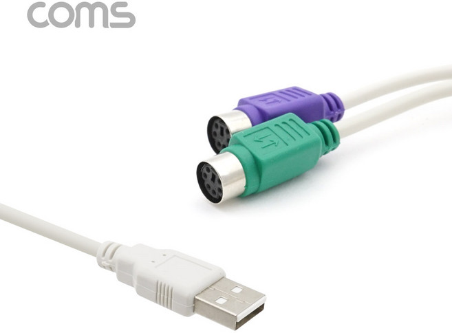 USB to PS2 변환 케이블 키보드 마우스, 1개