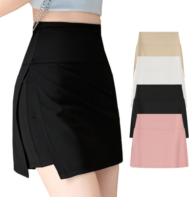 핑크셀럽 밴딩 트임 속바지 골프 테니스 스커트