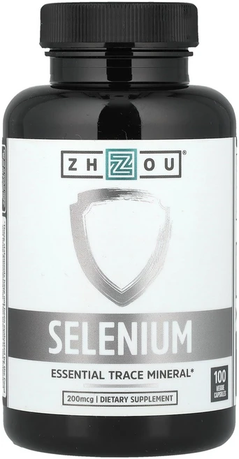 Zhou Nutrition 셀레늄 에센셜 미량 미네랄 200 mcg 100 베지캡슐, 3개묶음 Zhou Nutrition, 셀레늄, 에센셜, 3개 - 쿠팡