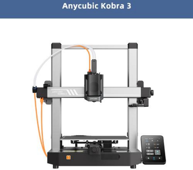 Top Kobra 3 콤보 FDM 멀티 컬러 프린터 최대 600mm/s 인쇄 속도로 4~8색 빌드 크기 250x250x260mm, 1) ANYCUBIC Kobra 3