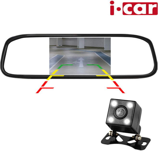 아이카 전차종 모니터 후방카메라 LED세트 C, ICAR-001S