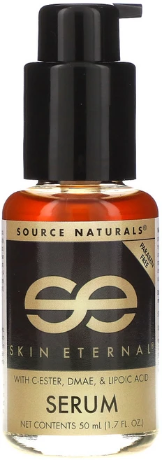 Source Naturals C-에스터 DMAE 및 리포산 함유 Skin Eternal 세럼 50ml(1.7fl oz) 1팩, 50ml, 1개 - 쿠팡