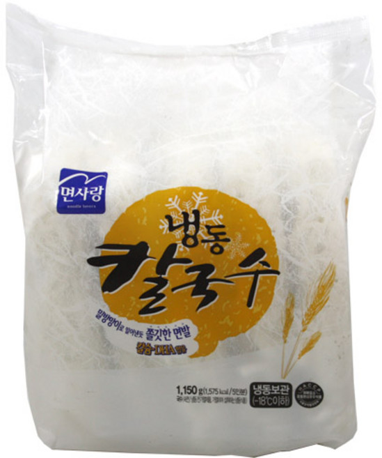 (무)(냉동)면사랑 냉동칼국수1150gX8봉, 8개, 1.15kg