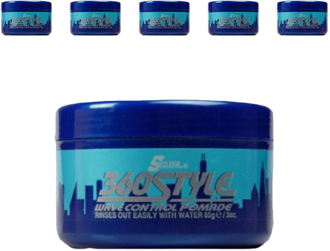 러스터스 S-컬 360 스타일 웨이브 컨트롤 포마드, 85g, 6개