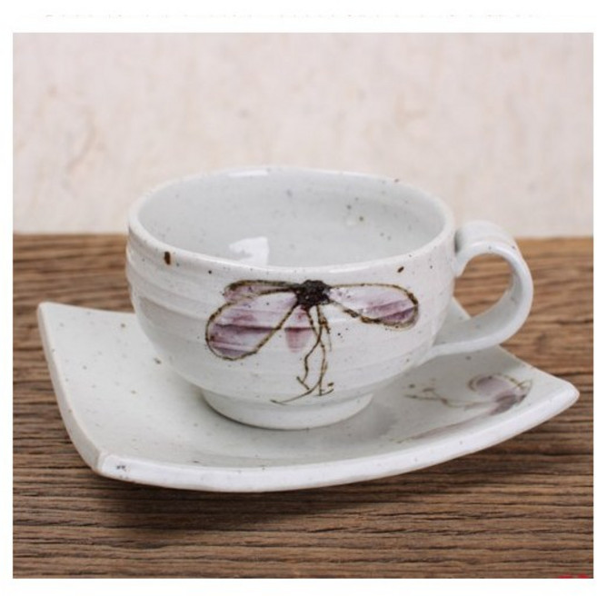 전통찻잔 쌍화차 대추차 인삼차 도자기찻잔 핸드메이드 커피잔세트, 1개