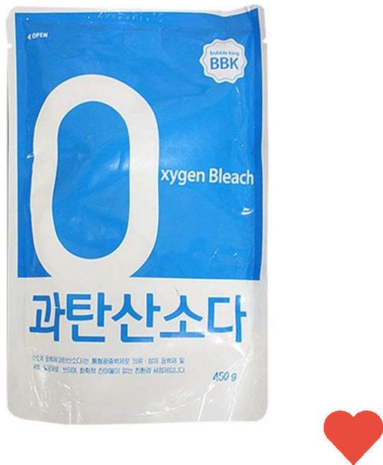 세정제 과탄산소다 450g 과일 설거지 세탁 찌든때, 1