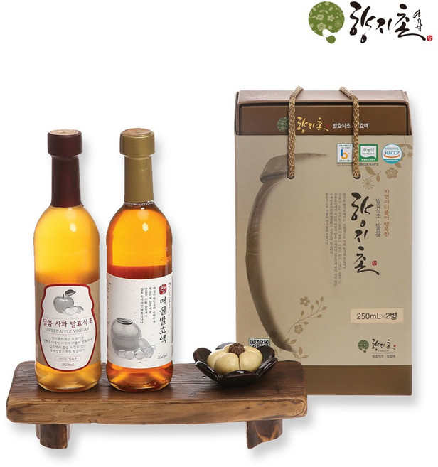 향지촌 간편2종세트 1호 요리애2종 (달콤사과250+매실발효액250), 1개, 250ml