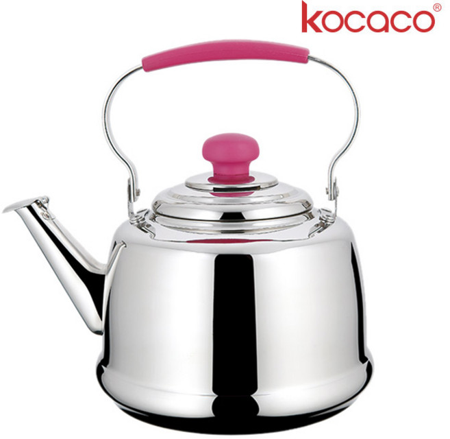 코카코 스텐주전자 하모니주전자 실리콘손잡이, 2L, 1개