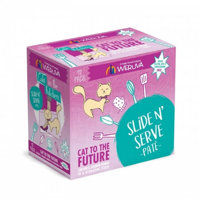 웨루바 CITK 캣츠인더키친 파테 캣 투 더 퓨처 고양이 습식사료 주식파우치 85g, 12개, 혼합맛