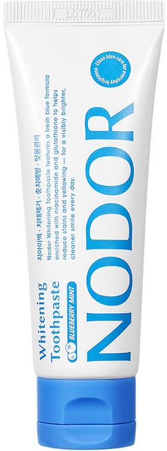 [본사공식몰] 노도르 화이트닝 미백 치약 입냄새 제거 누렁니 제거, 3개