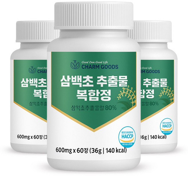 국산 삼백초 추출물 비염 HACCP 맥문동 도라지 추출분말 배모과 배즙 혼합분말 함유, 3개