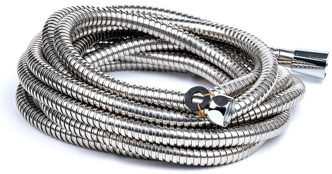 Liv 메탈 샤워기호스, 크롬, 10m