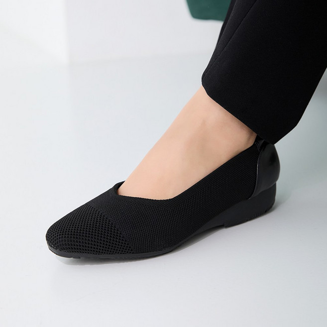 제이슈 아펜 V라인 스퀘어토 니트 단화 3cm