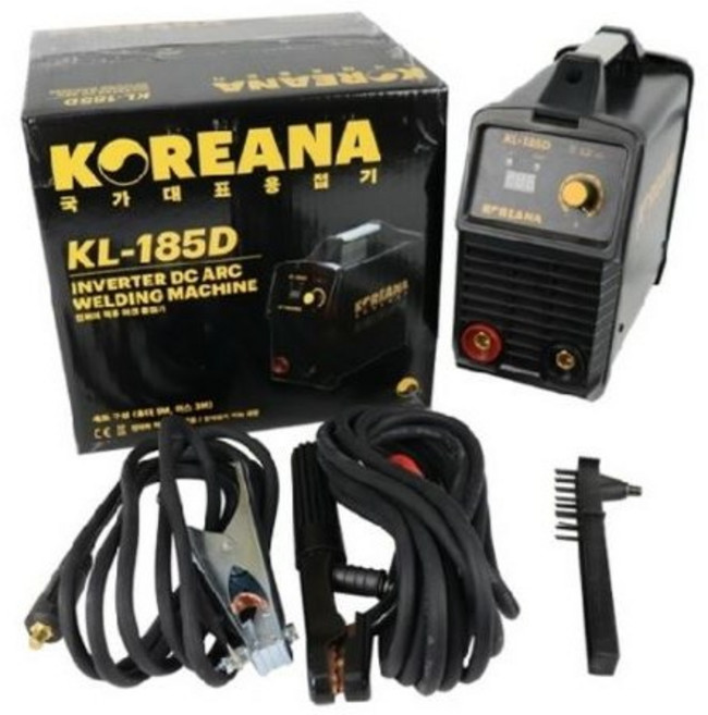 코리아나용접기 초소형 미니 KL-185D 홀더선 10m 어스선 5m, 1개