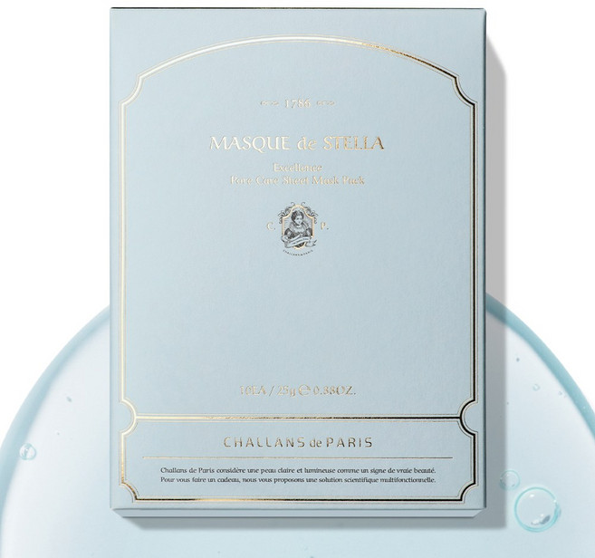 샬랑 드 파리 모공 축소 마스크팩 10매 엑셀랑스, 1개, 10개입