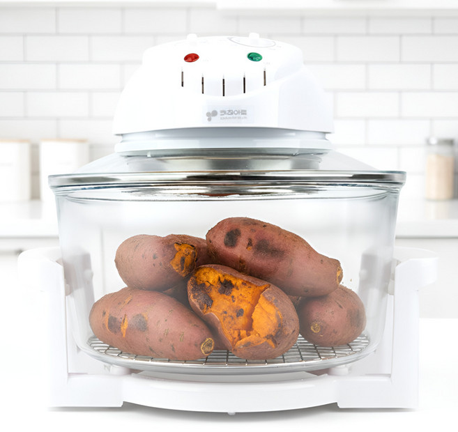 26년형 키친아트 광파오븐 유리 가정용 전기레인지 군고구마 생선 미니오븐 타이머, KA-1201OS