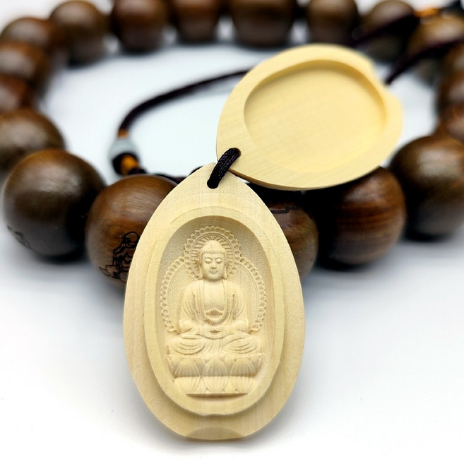 미니 불감 불교목걸이 액막이, 1개