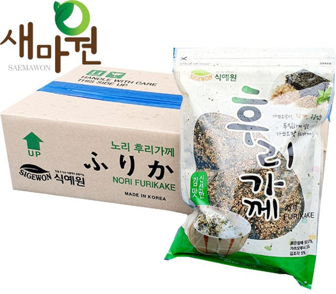 새마원 식예원 김맛 후리가께 노리후리가케, 500g, 10개