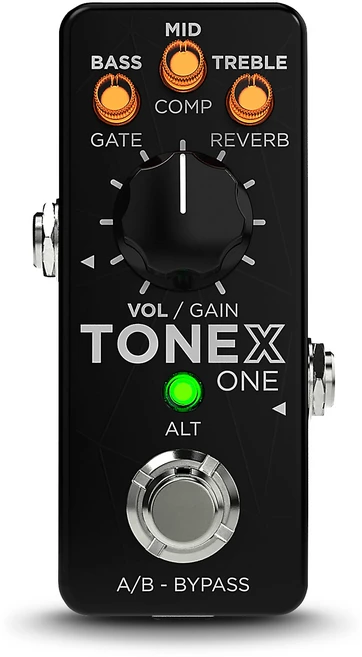 [미국직배송] IK Multimedia 톤엑스원 TONEX ONE Amplifier/Cab/Effect Modeling Pedal 이펙터 페달, 1개